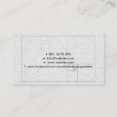 Freiberufliche Schriftstellerin, Sacred Geometry, Visitenkarte (Rückseite)