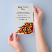 Freiberufliche Tutor oder Lehrer Stift Flyer (Handgriff)