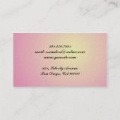 Freiberuflicher Schriftsteller - Visitenkarten Visitenkarte (Rückseite)