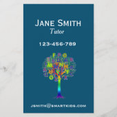 Freiberuflicher Tutor oder Lehrer für jedes Fach Flyer (Vorne)