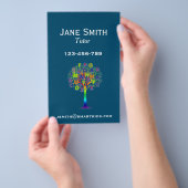 Freiberuflicher Tutor oder Lehrer für jedes Fach Flyer (Handgriff)