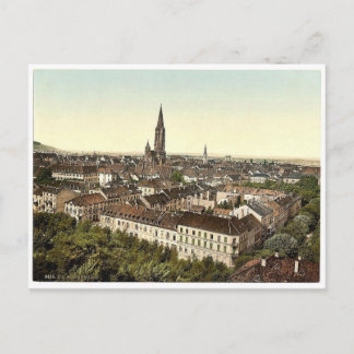 Freiburg, allgemeine Ansicht, Baden, Deutschland k Postkarte