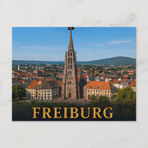 Freiburg Deutschland Schwarzwald Reiseziel Postkarte