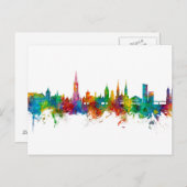 Freiburg Deutschland Skyline Postkarte (Vorne/Hinten)