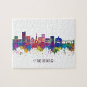 Freiburg Deutschland Skyline Puzzle (Horizontal)