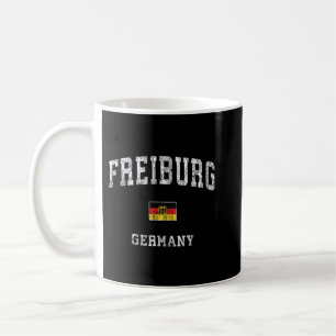 Freiburg Deutschland Vintage Athletik Sportdesign Kaffeetasse
