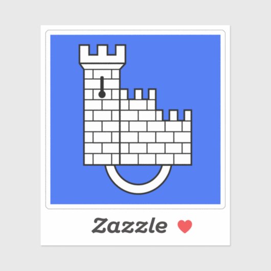 Freiburg (Freiburg), Schweiz Aufkleber (Blatt)