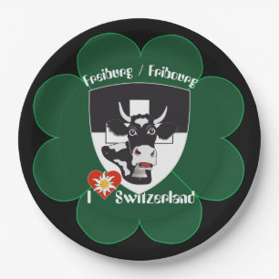 Freiburg – Fribourg Papierteller