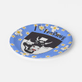 Freiburg – Fribourg Papierteller (Schrägansicht)