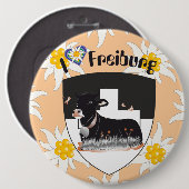 Freiburg / Fribourg Schweiz Suisse Buttons (Vorne & Hinten)