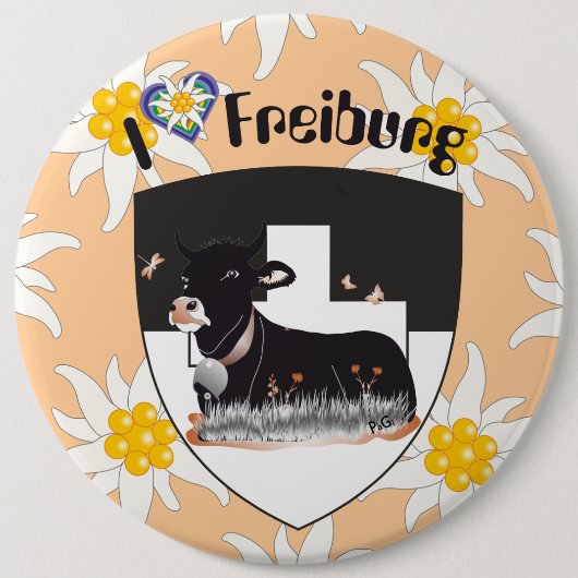 Freiburg / Fribourg Schweiz Suisse Buttons (Vorderseite)