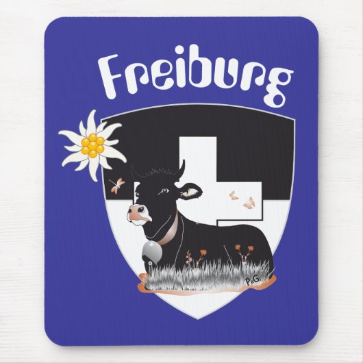 Freiburg / Fribourg Schweiz Suisse Mauspad (Vorne)