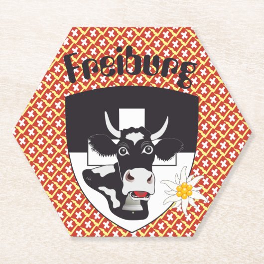 Freiburg - Fribourg - Schweiz - Suisse Untersetzer (Vorderseite)