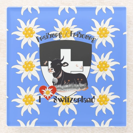Freiburg – Fribourg Untersetzer (Vorderseite)