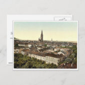 Freiburg, General view, Baden, Germany classic Pho Postkarte (Vorne/Hinten)