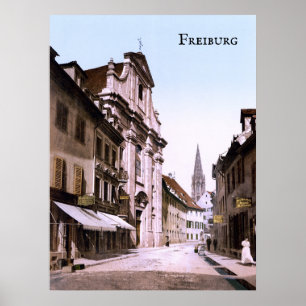 Freiburg im Breisgau im 19. Jahrhundert Poster