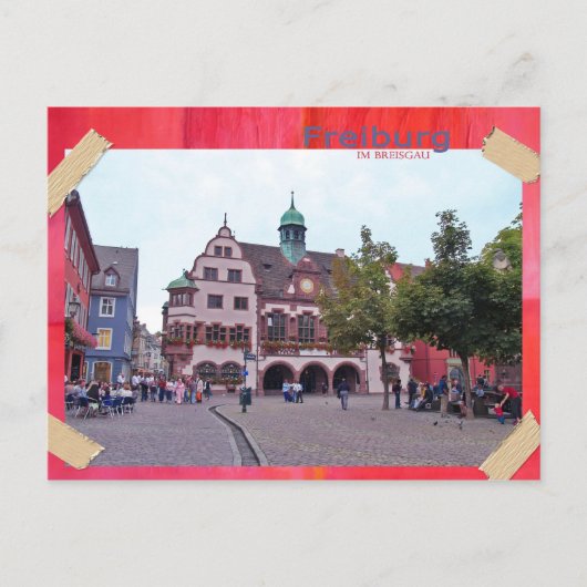Freiburg im Breisgau Postkarte (Vorderseite)