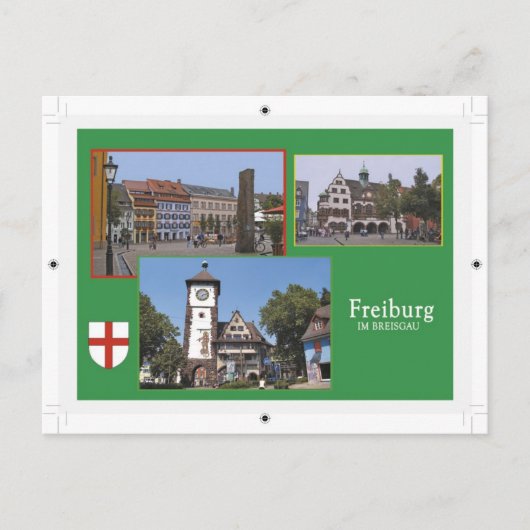 Freiburg Postkarte (Vorderseite)