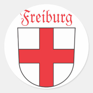 Freiburg Runder Aufkleber