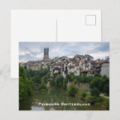 Freiburg Schweiz Architektur Postkarte (Vorne/Hinten)