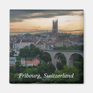 Freiburg Schweiz Foto Magnet