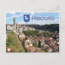 Freiburg - Schweiz Postkarte