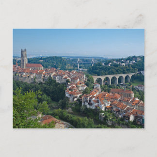 Freiburg Schweiz Postkarte