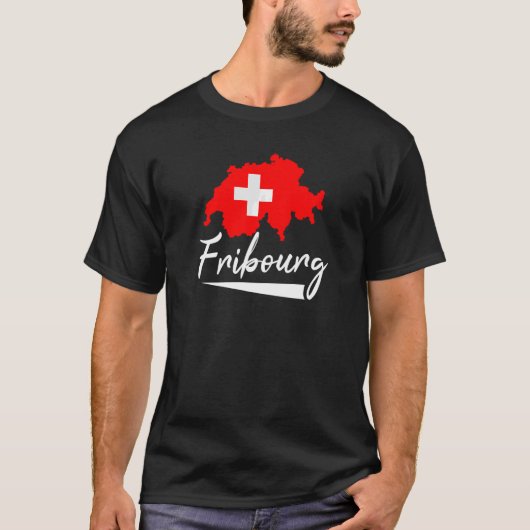 Freiburg Schweiz T-Shirt (Vorderseite)