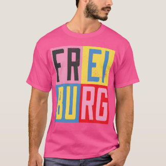 Freiburg Städte Design Geschenk T-Shirt