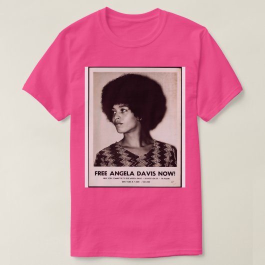 Freie Angela Davis T-Shirt (Design vorne)