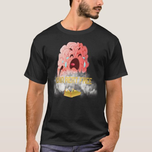 Freie Angry Brain T-Shirt (Vorderseite)