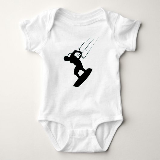 freie Art Kiteboarding Baby Strampler (Vorderseite)