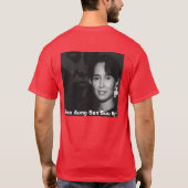 Freie Aung San Suu Kyi T-Shirt (Rückseite)
