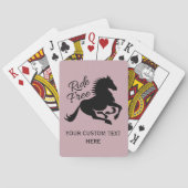 Freie benutzerdefinierte Farbspielkarten fahren Spielkarten (Rückseite)