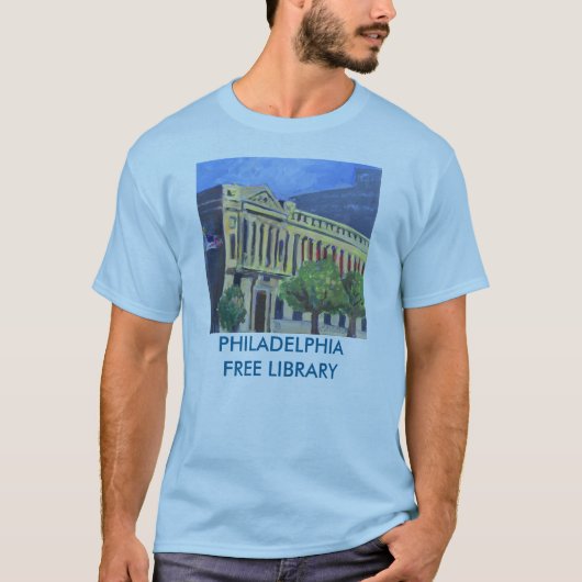 Freie Bibliotheks-T-Shirt Philadelphias T-Shirt (Vorderseite)