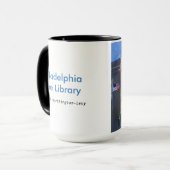 Freie Bibliotheks-Tasse Philadelphias Tasse (Vorderseite Links)