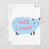 Freie Bonbons Postkarte (Vorne/Hinten)