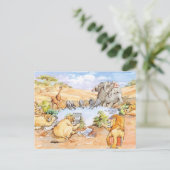 Freie Busse Postkarte (Stehend Vorderseite)