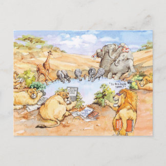 Freie Busse Postkarte