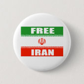 FREIE der IRAN-Flagge Button (Vorderseite)