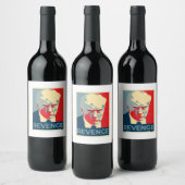 Freie Donald Trump-Tasse erschoss republikanische  Weinetikett (Flaschen)