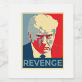 Freie Donald Trump-Tasse erschoss republikanische  Weinetikett (Einzelnes Label)