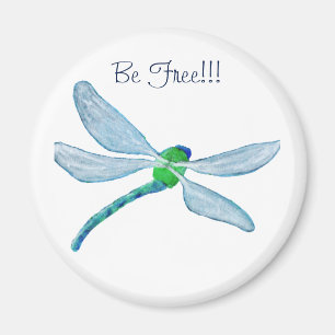 Freie Dragonfly Magnet
