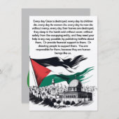 Freie Einladung Palästinas (Vorne/Hinten)