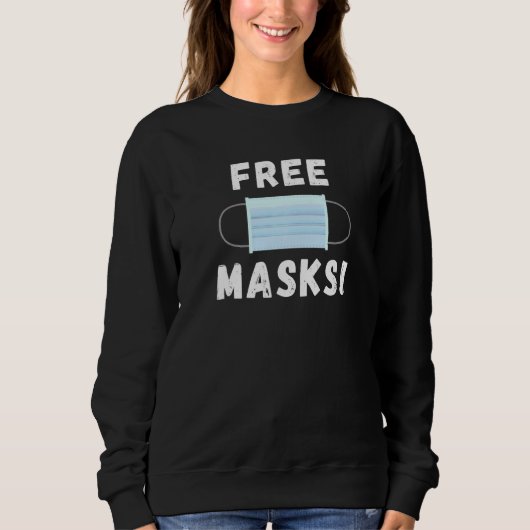 Freie Face-Masken Sweatshirt (Vorderseite)