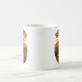 Freie Fahrt Vintages Motorrad Abenteuer Art Kaffeetasse (Mittel)