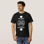 Freie Fahrten Schwarz T-Shirt (Vorne ganz)