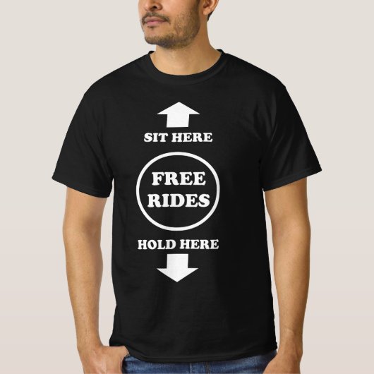 Freie Fahrten Schwarz T-Shirt (Vorderseite)