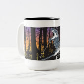 Freie Fersen-Tasse Zweifarbige Tasse (Vorderseite Links)