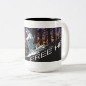 Freie Fersen-Tasse Zweifarbige Tasse (VorderseiteRechts)